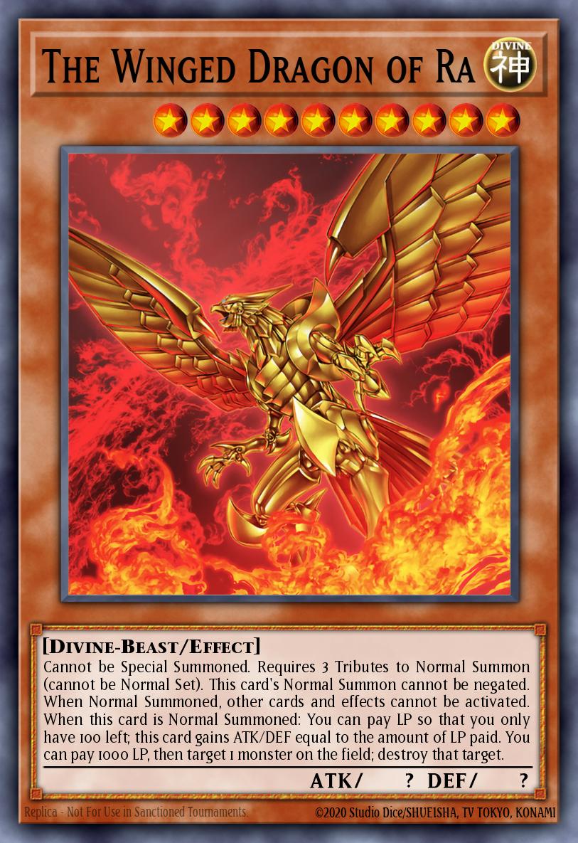 RA03-EN137 "The Winged Dragon of Ra" Choose Your Rarity