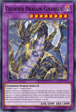 RA03-EN036 “Thunder Dragon Colossus" Choose Your Rarity