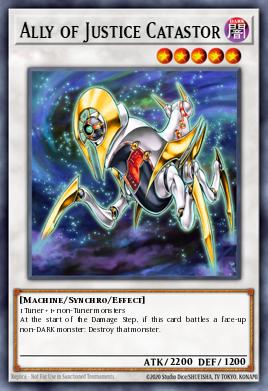 RA03-EN222 "Ally of Justice Catastor" Choose Your Rarity