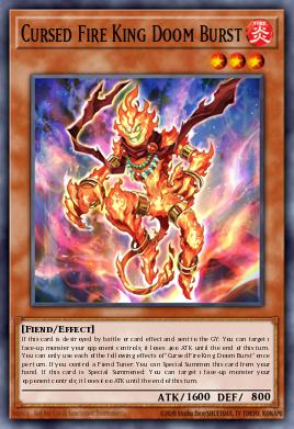 MP25-EN436 Cursed Fire King Doom Burst Common