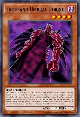 BETB-EN008 "Thousand Umbral Horror" Super Rare