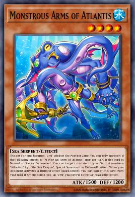 BETB-EN015 "Monster Arms of Atlantis" Super Rare