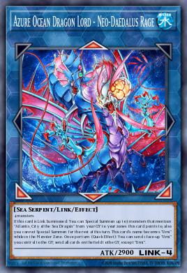 BETB-EN046 "Azure Ocean Dragon Lord - Neo-Daedalus Rage" Ultra Rare