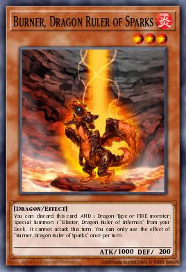 RA03-EN256 "Burner, Dragon Ruler of Sparks" Choose Your Rarity