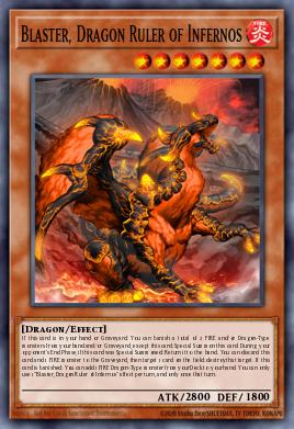 RA03-EN010 “Blaster, Dragon Ruler of Infernos" Choose Your Rarity