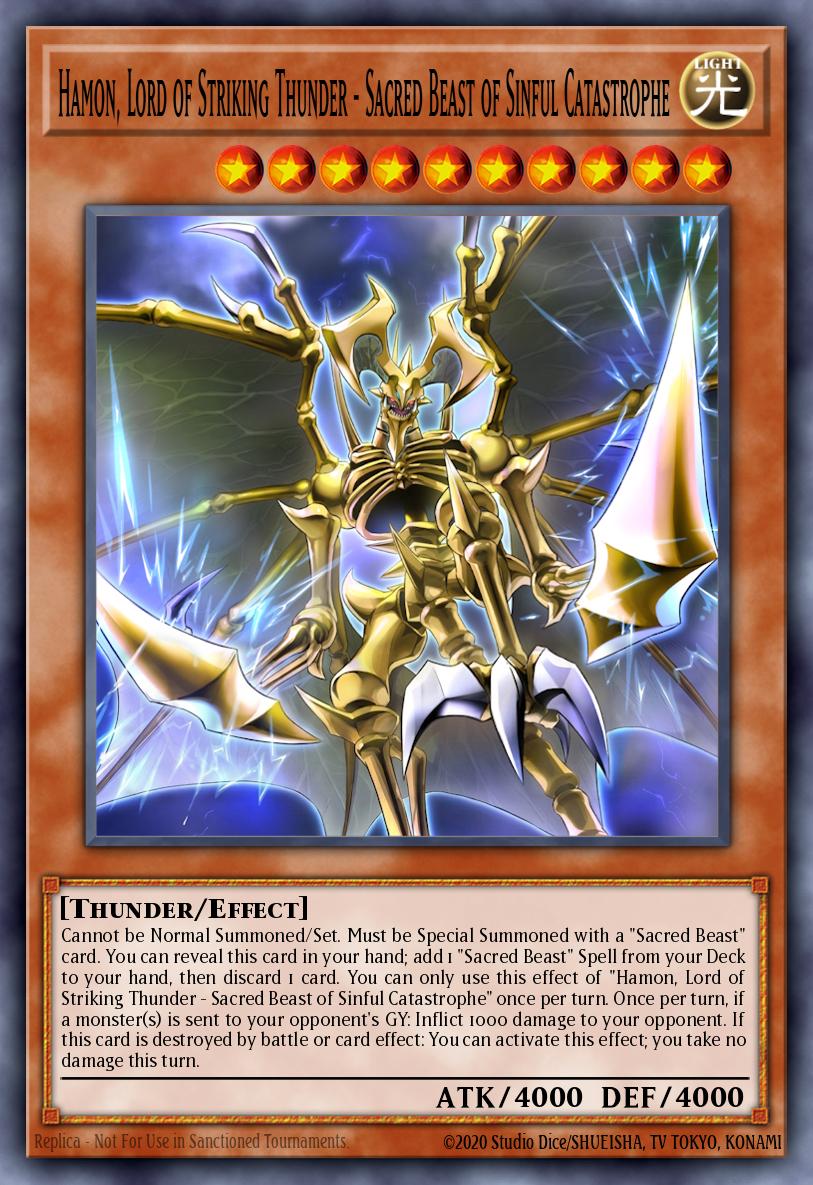 CORI-EN006 Calamity of the Sacred Beasts - Hamon, Lord of Striking Thunder Super Rare