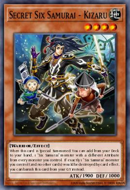 RA03-EN017 “Secret Six Samurai - Kizaru" Choose Your Rarity