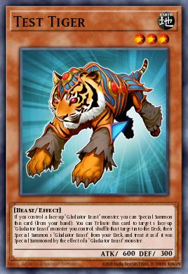 RA03-EN189 "Test Tiger" Choose Your Rarity