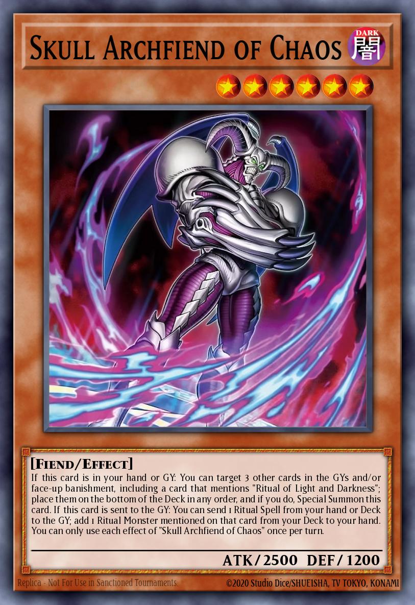 CORI-EN002 Skull Archfiend of Chaos Super Rare