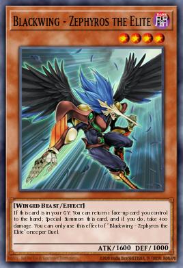 RA04-EN145 "Blackwing - Zephyros The Elite" Choose Your Rarity