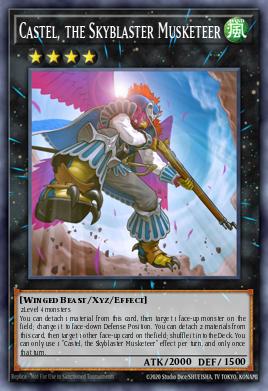 RA04-EN230 "Castel, The Skyblaster Musketeer" Choose Your Rarity