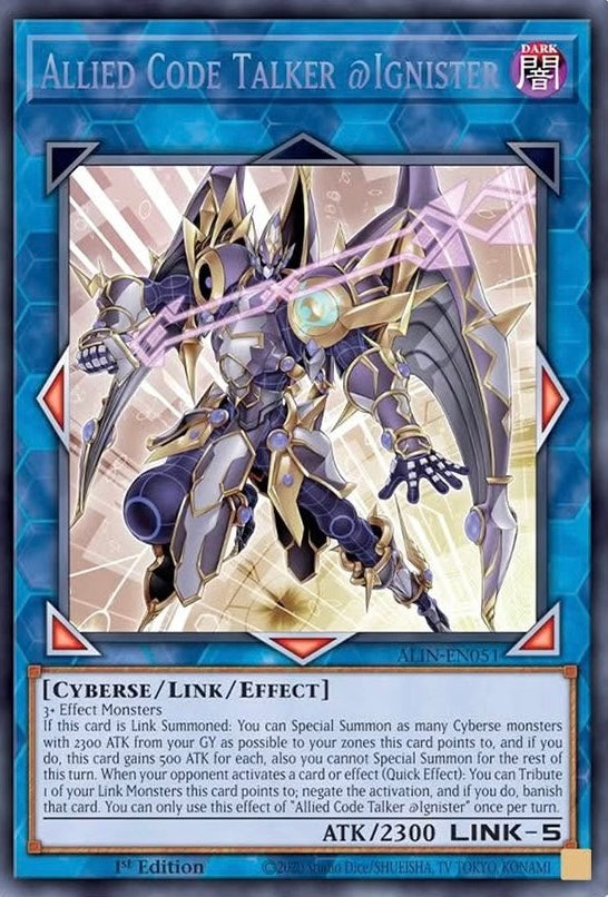 ALIN-EN051 “Allied Code Talker @Ignister" Secret Rare