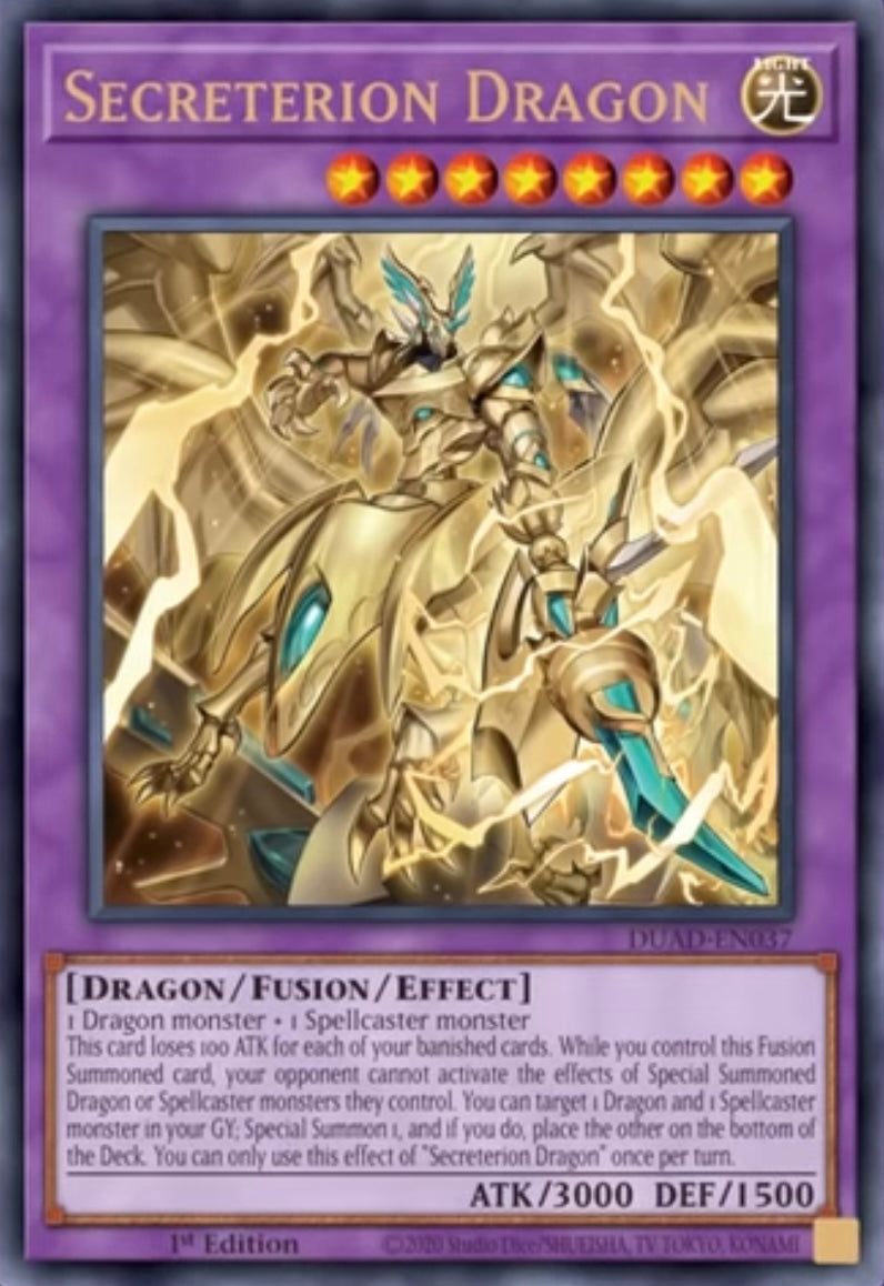 DUAD-EN037 "Secreterion Dragon" Ultra Rare