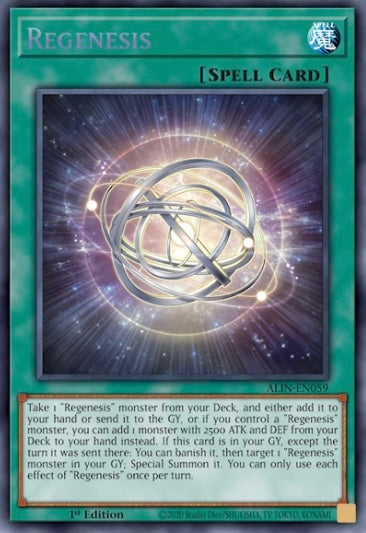ALIN-EN059 “Regenesis" Secret Rare
