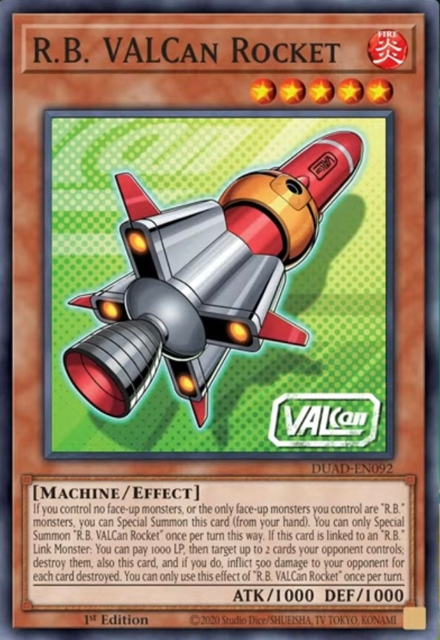 DUAD-EN092 "R.B. VALCan Rocket" Super Rare