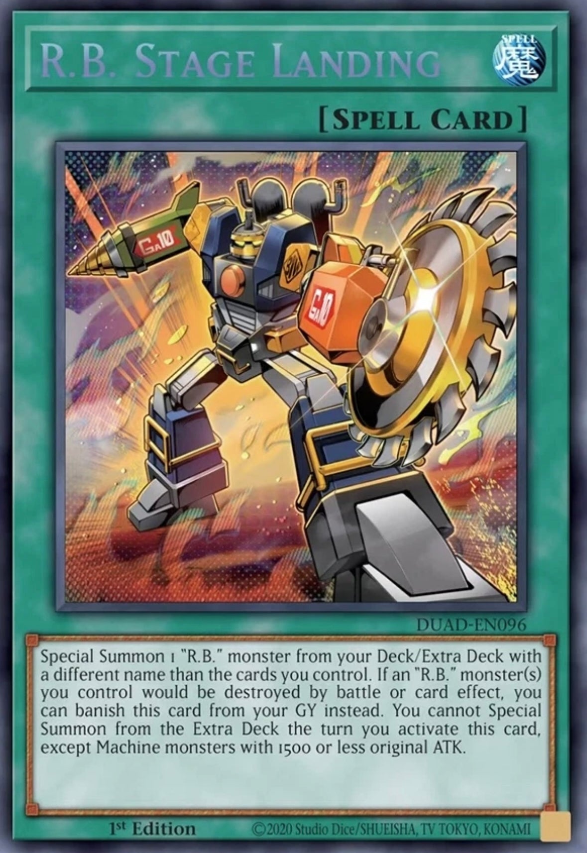 DUAD-EN096 "R.B. Stage Landing" Starlight Rare