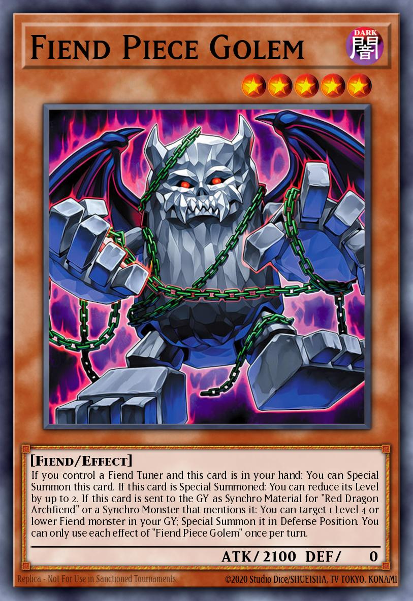 BLZD-EN003 "Fiend Piece Golem" Common