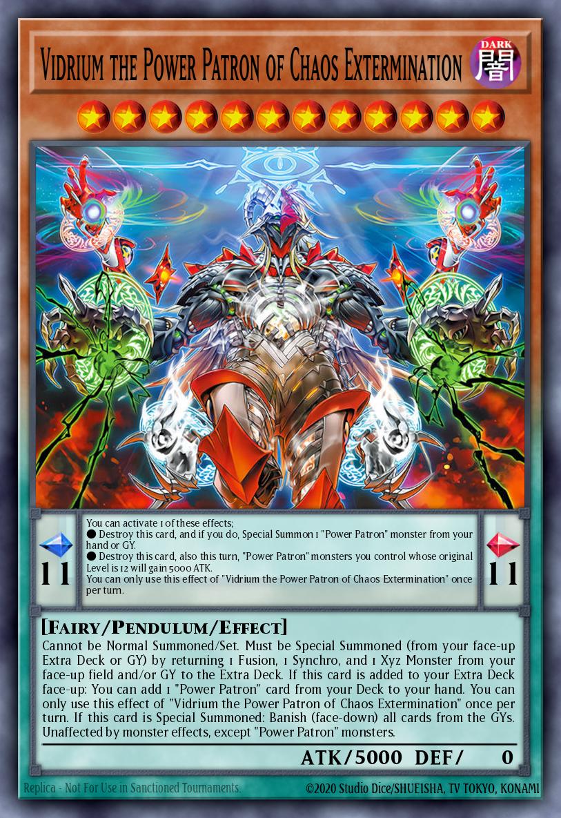 BLZD-EN010 “Vidolium the Unstable Power Patron of Unity" Super Rare