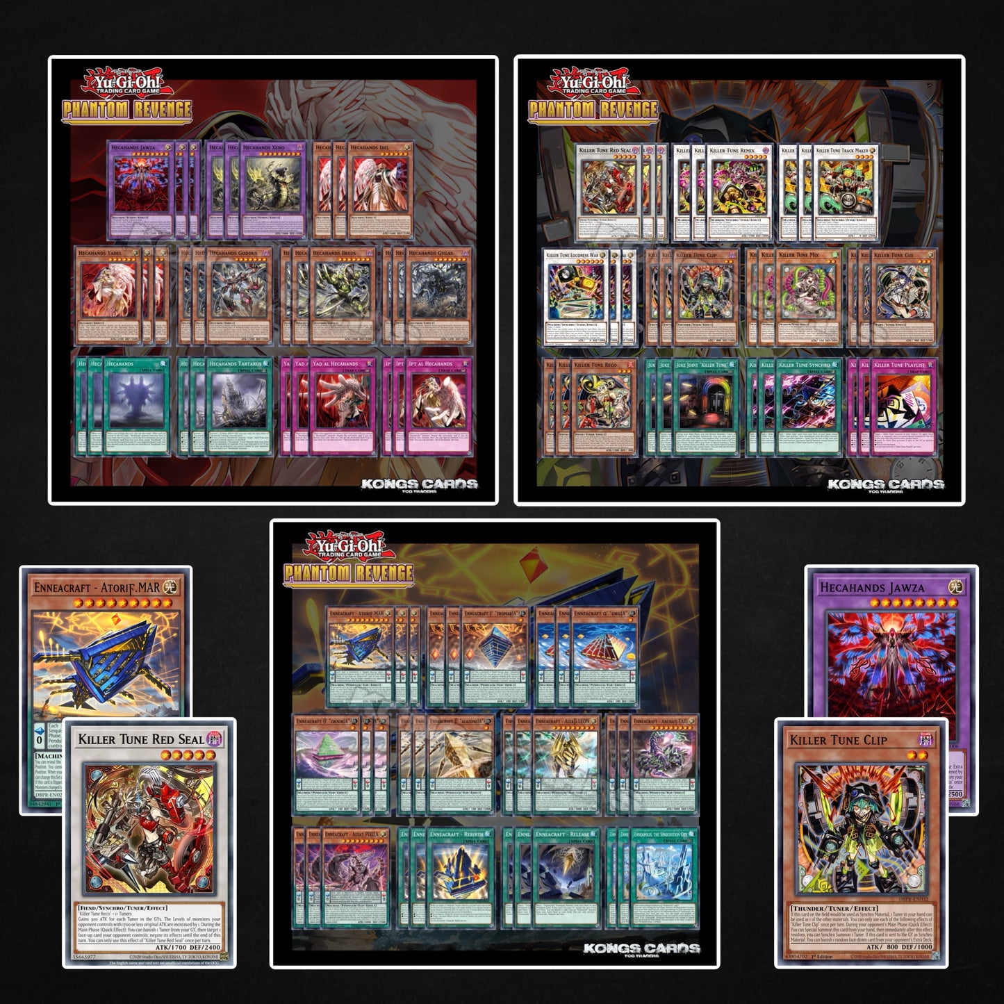 Kewl Tune / Hecahands / Enneacraft Deck Core PHRE 99 Cards