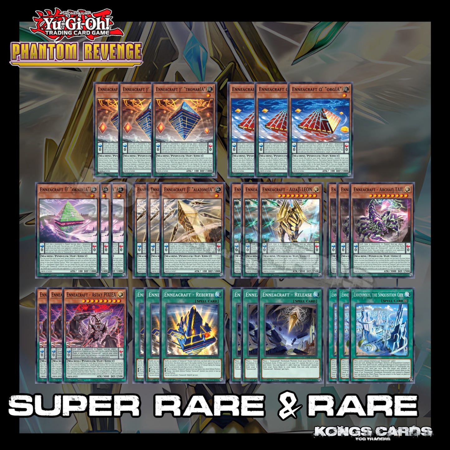 Enneacraft Super Rare & Rare Deck Core PHRE 30 Cards