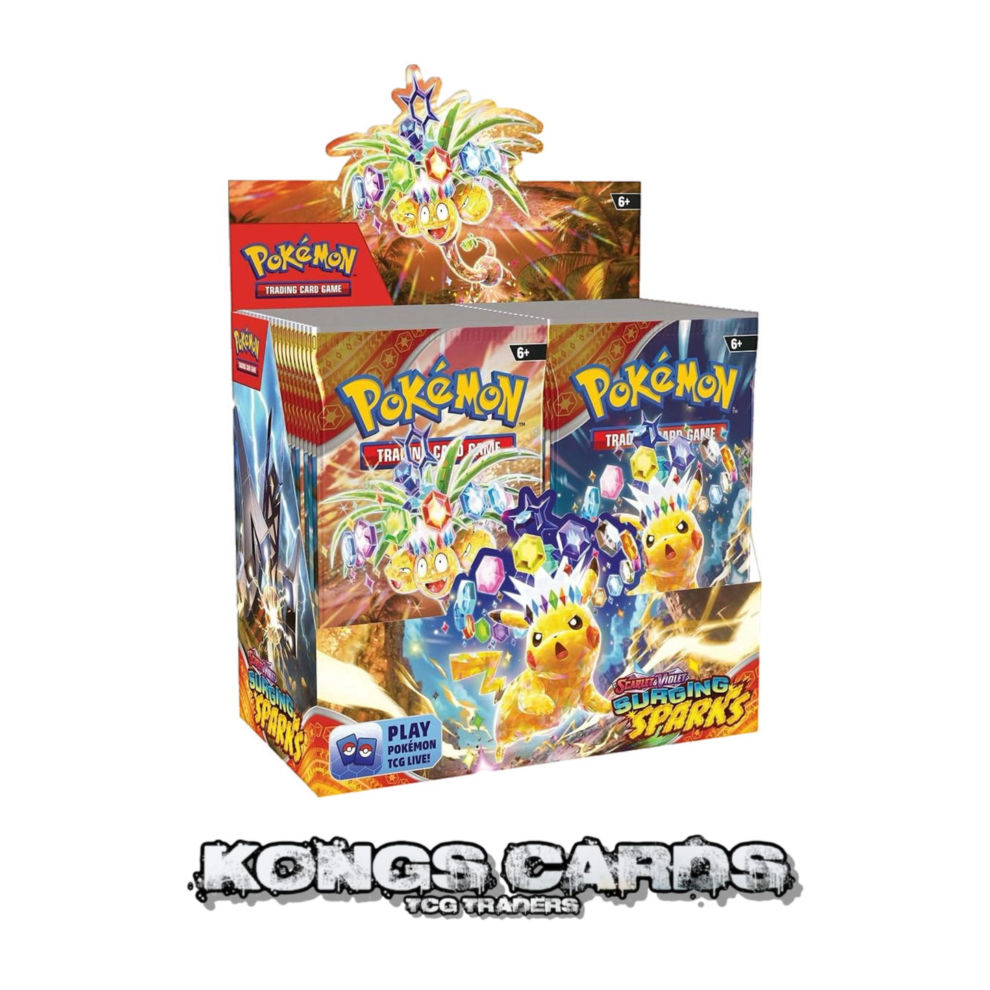 Pokemon TCG: Scarlet & Violet Surging Sparks - SEALED Booster Box (36 Packs)
