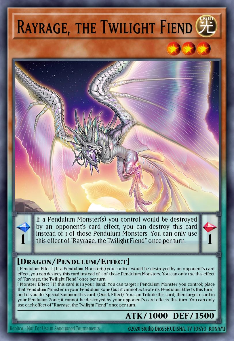 CORI-EN025 Rayrage, the Twilight Fiend Common
