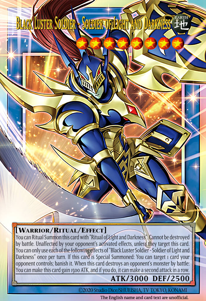 CORI-EN028 Black Luster Soldier - Soldier of Light and Darkness Ultra Rare (Extended Art)