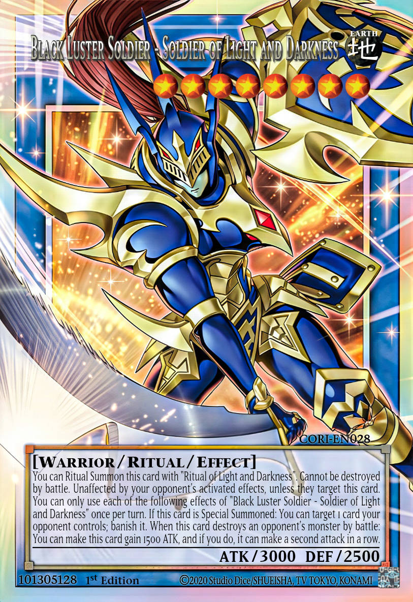 CORI-EN028 Black Luster Soldier - Soldier of Light and Darkness Starlight Rare (Extended Art)