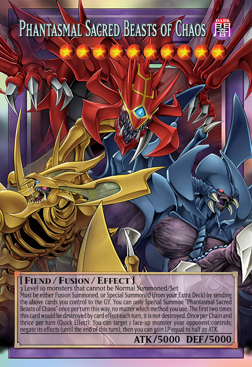 CORI-EN029 The Chaotic Phantasmal Sacred Beasts Ultra Rare (Extended Art)