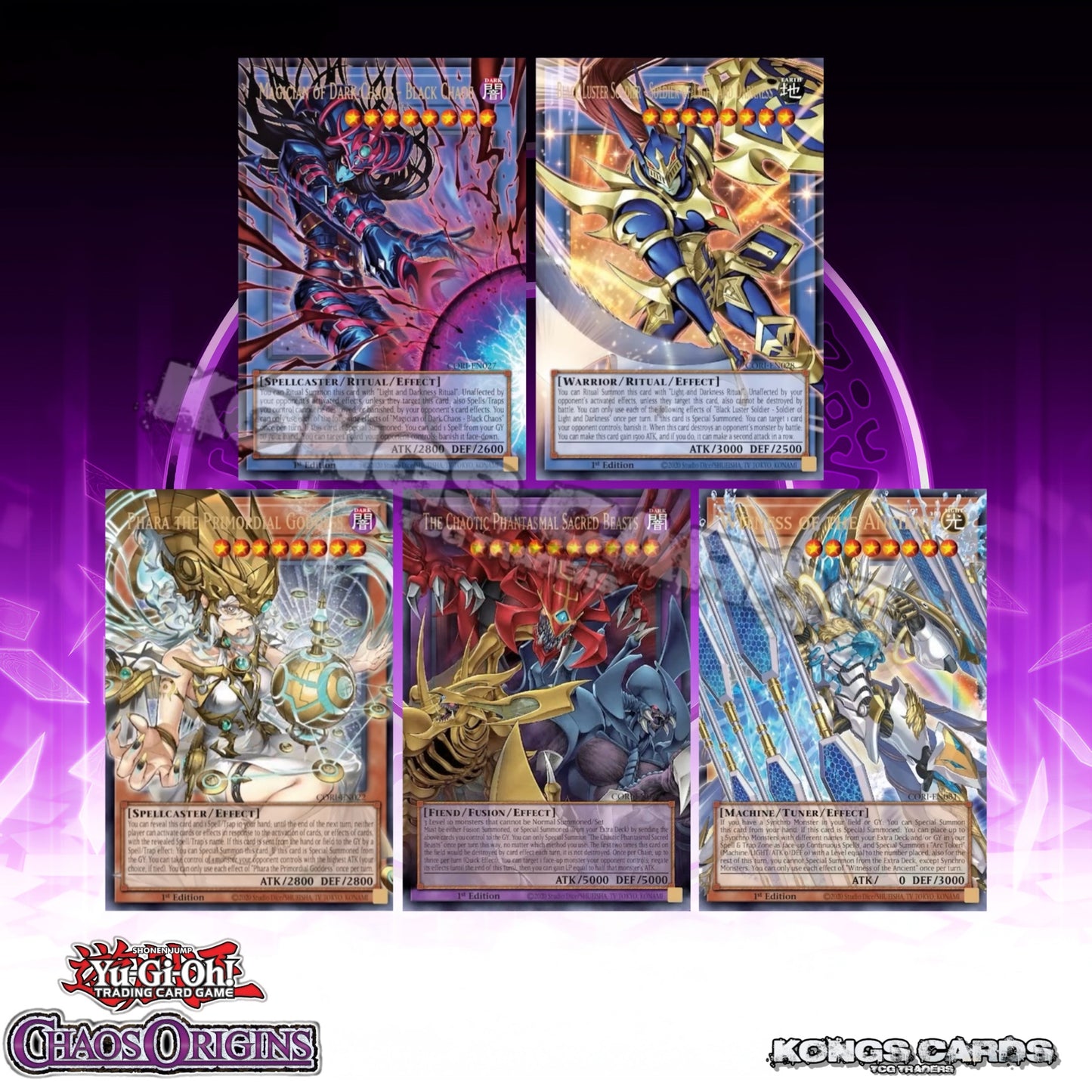 Extended Art Complete Set - Bundle 5 Cards CORI-EN