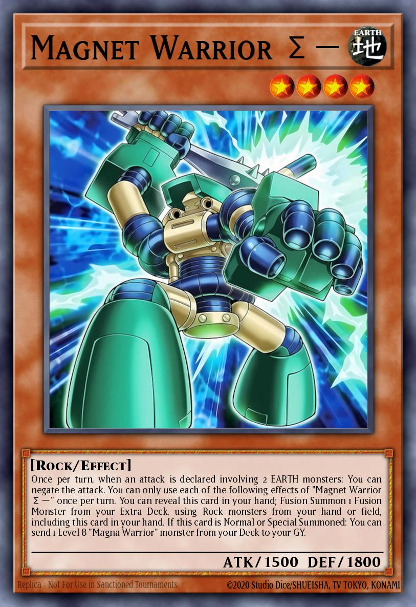 BPRO-EN006 Magnet Warrior Sigma Minus Common – Kongs Cards