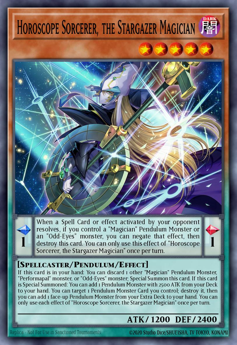 MAMO-EN014 "Horoscope Sorcerer, the Stargazer Magician" Ultra Rare