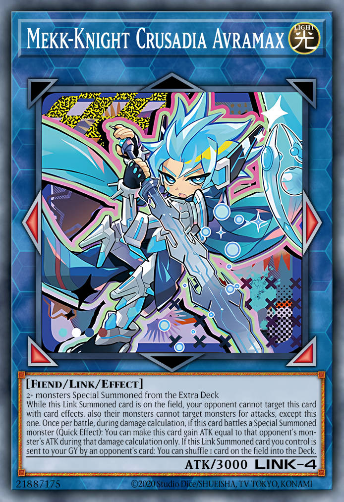 MAMO-EN037 "Mekk-Knight Crusadia Avramax" Starlight Rare (CHIBI)