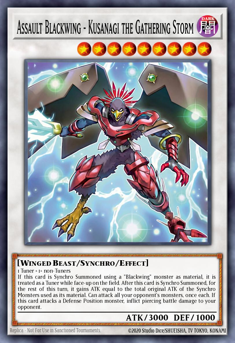 MAMO-EN026 “Assault Blackwing - Kusanagi the Gathering Storm" Secret Rare