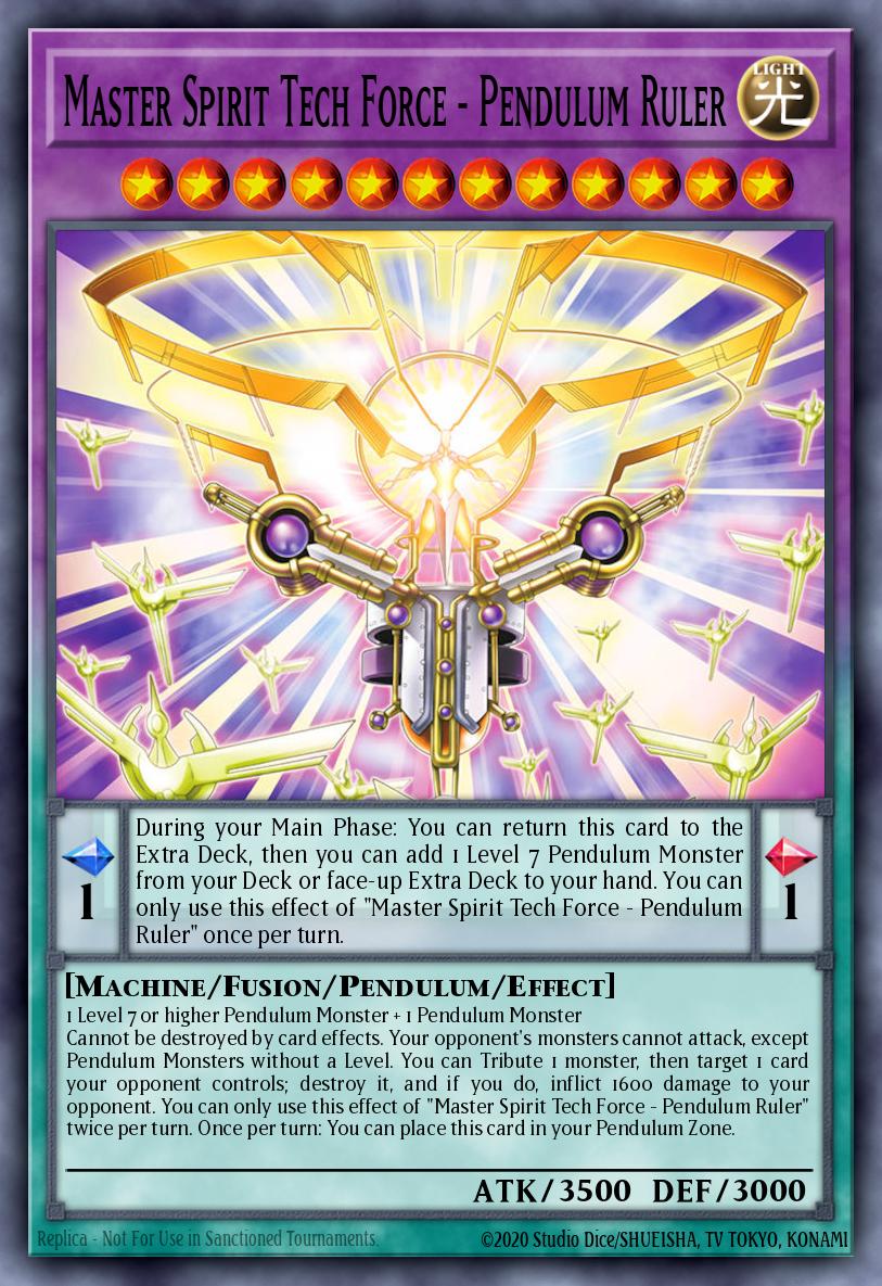 MAMO-EN “Master Spirit Tech Force - Pendulum Ruler" Ultra Rare