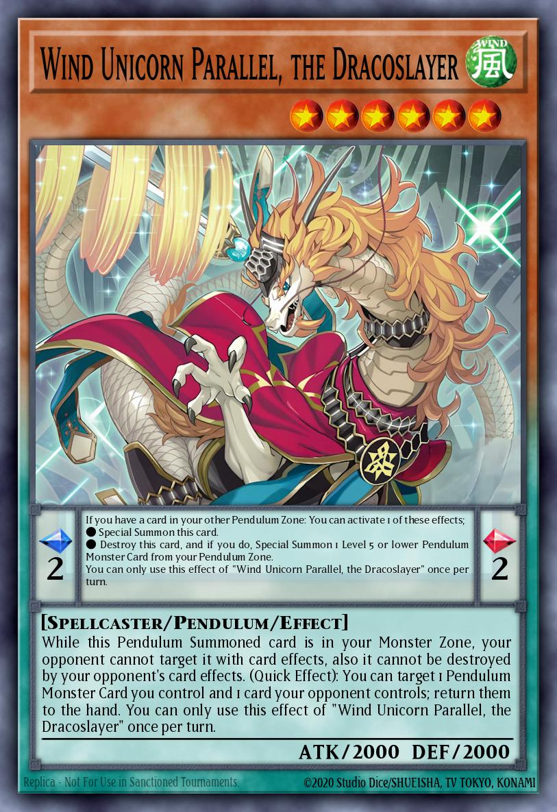 MAMO-EN125 “Wind Unicorn Parallel, the Dracoslayer" Starlight Rare