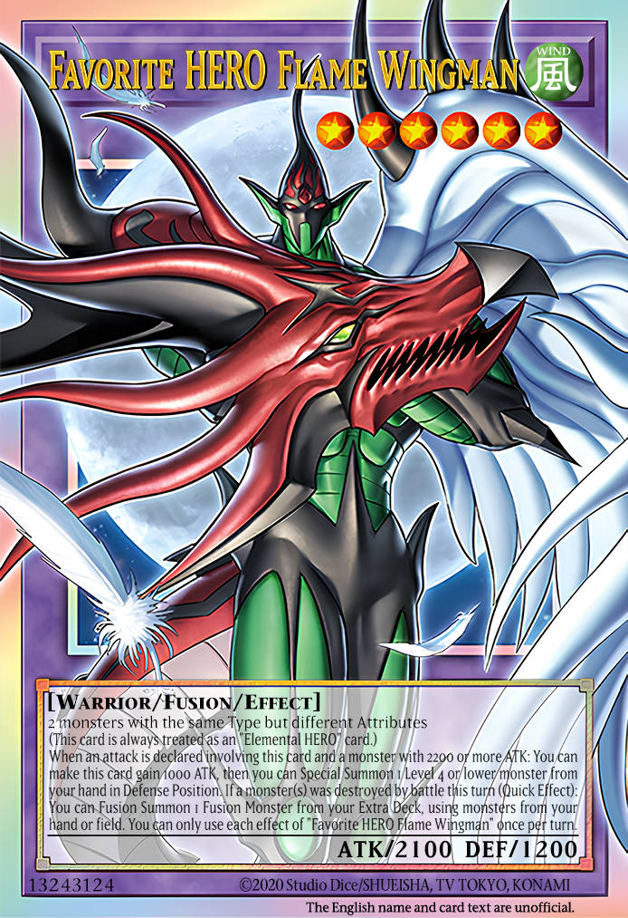 MAMO-EN005 "Favorite HERO Flame Wingman" Extended Art Ultra Rare