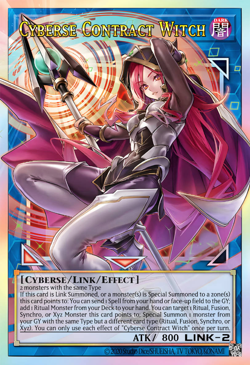 MAMO-EN018 "Cyberse Contract Witch" Extended Art Ultra Rare