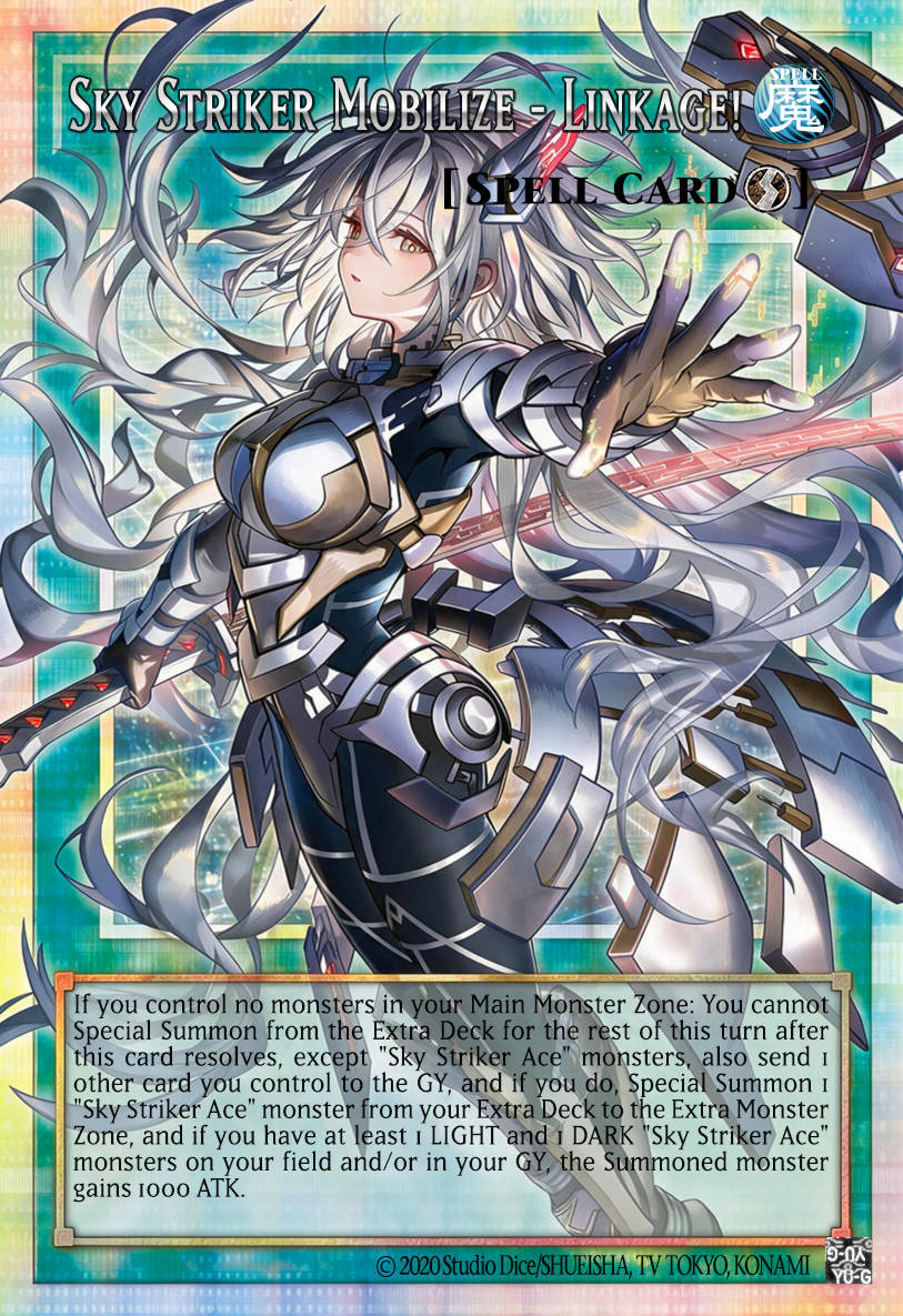 MAMO-EN020 "Sky Striker Mobilize - Linkage!" Extended Art Ultra Rare