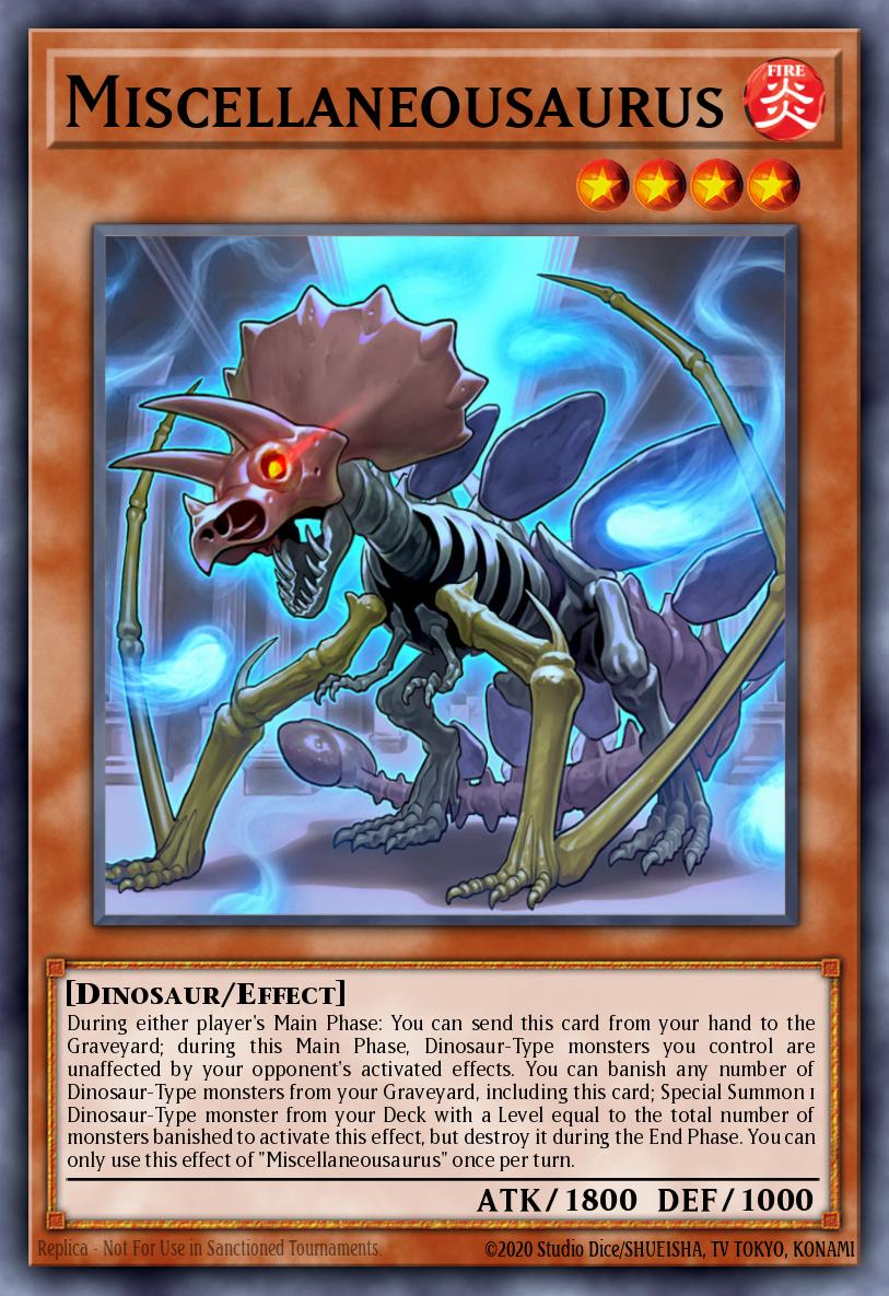 RA04-EN022 “Miscellaneousaurus" Choose Your Rarity