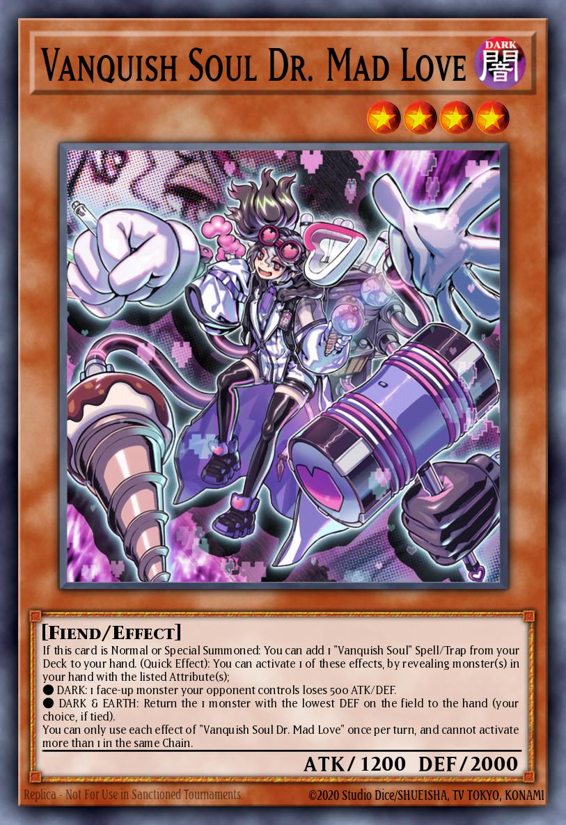 RA04-EN045 “Vanquish Soul Dr. Mad Love" Choose Your Rarity