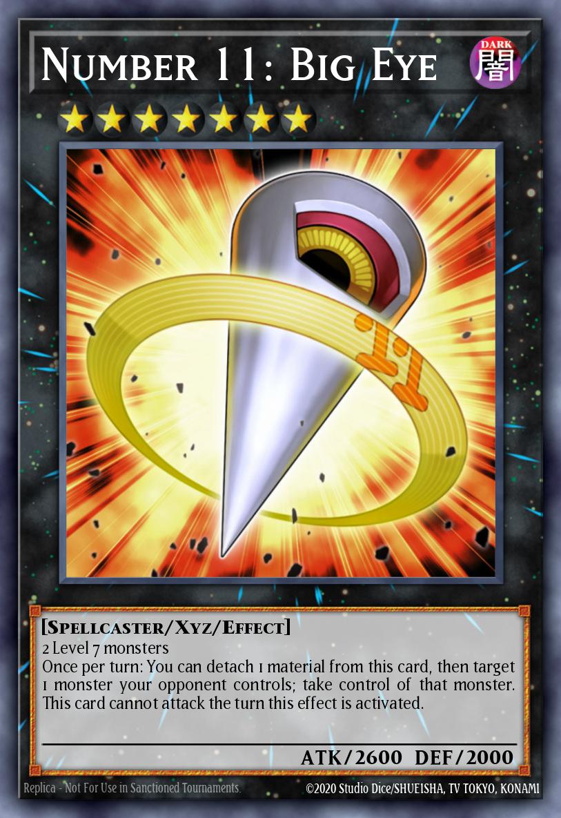 RA04-EN062 "Number 11: Big Eye" Choose Your Rarity