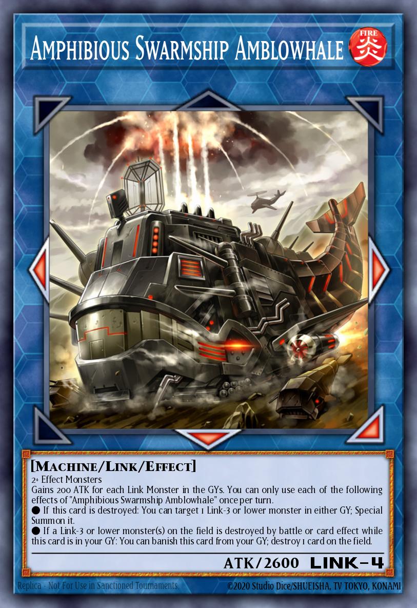 RA04-EN077 “Amphibious Swarmship Amblowhale" Choose Your Rarity