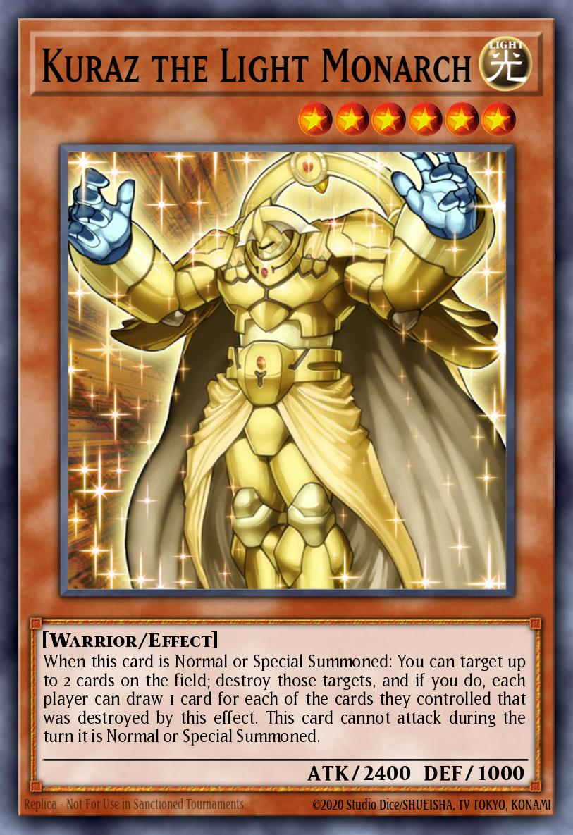 RA04-EN133 "Kuraz the Light Monarch" Choose Your Rarity