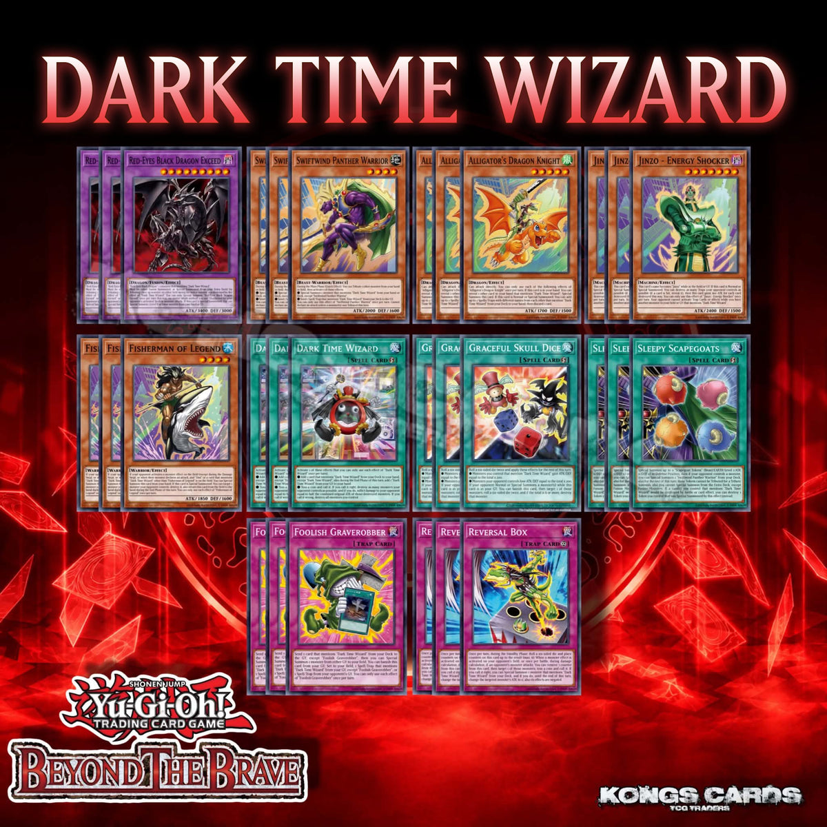 Dark Time Wizard Deck Core 30 Cards BETB