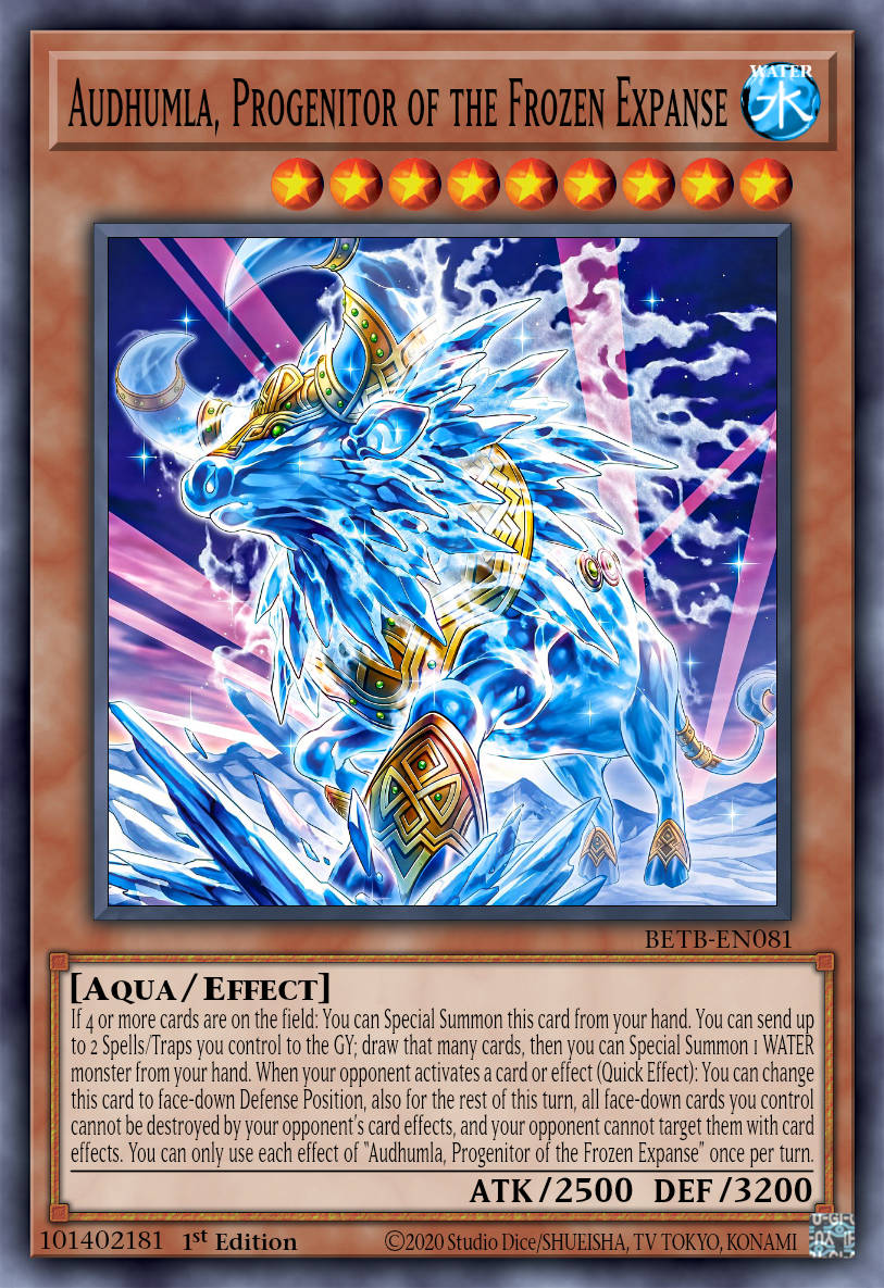 BETB-EN081 "Audhumla, Progenitor of the Frozen Expanse" Ultra Rare