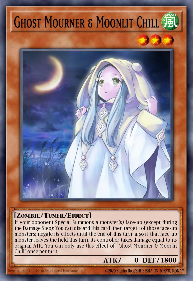 RA04-EN033 "Ghost Mourner & Moonlit Chill" Quarter Century Secret Rare ONLY