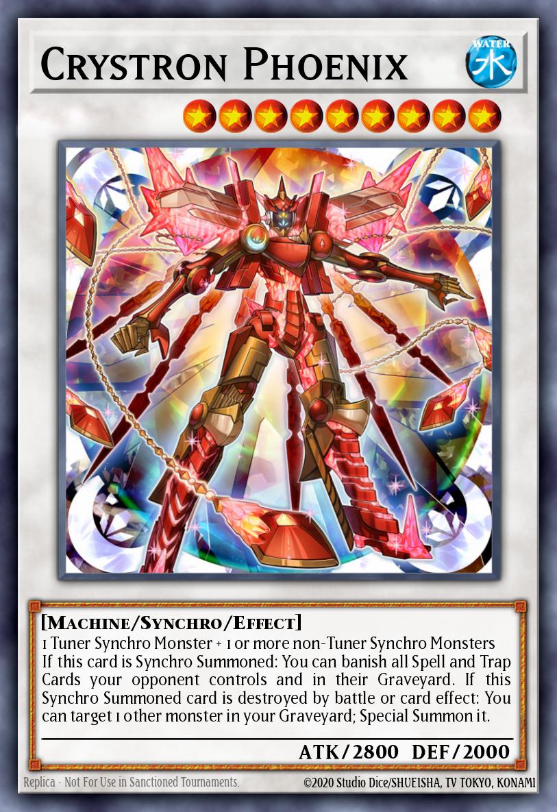 RA04-EN058 "Crystron Phoenix" Choose Your Rarity