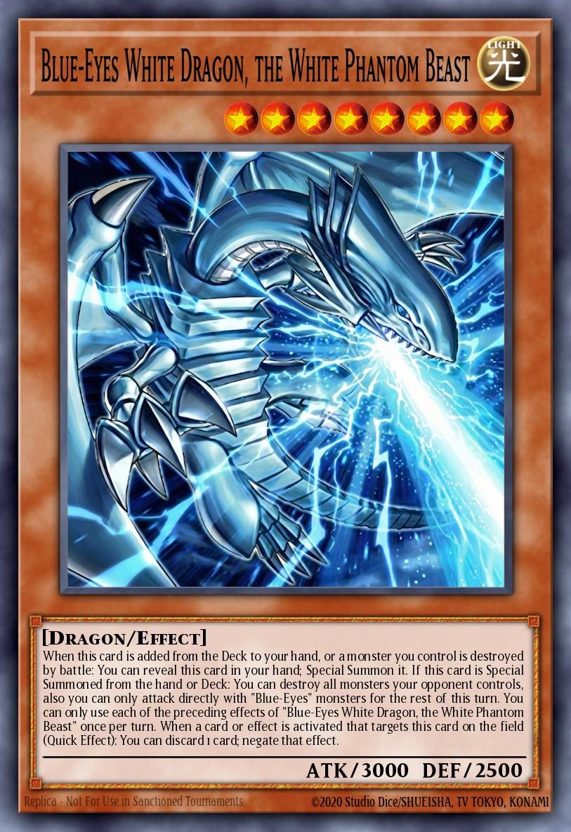 MAMS-EN001 "Blue-Eyes White Dragon, the White Phantom Beast" Ultra Rare