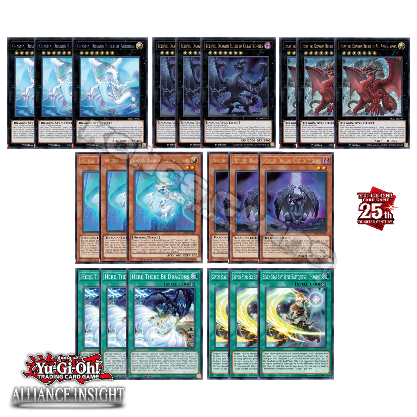 Dragon Ruler Deck Core ALIN-EN 21 Cards